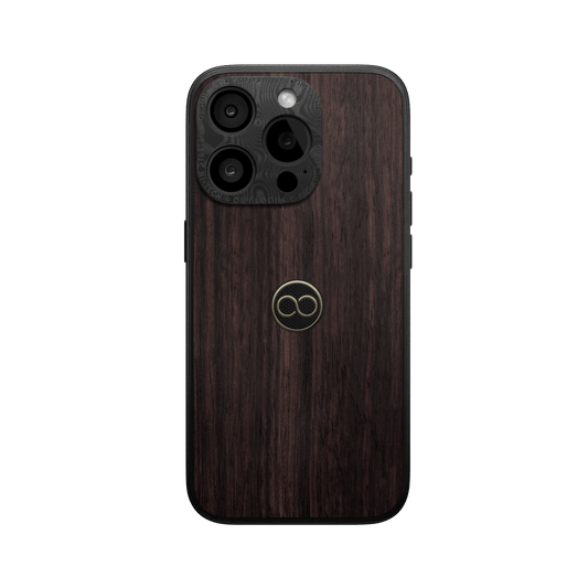 360° Luxury Case for iPhone - Ebony Wood