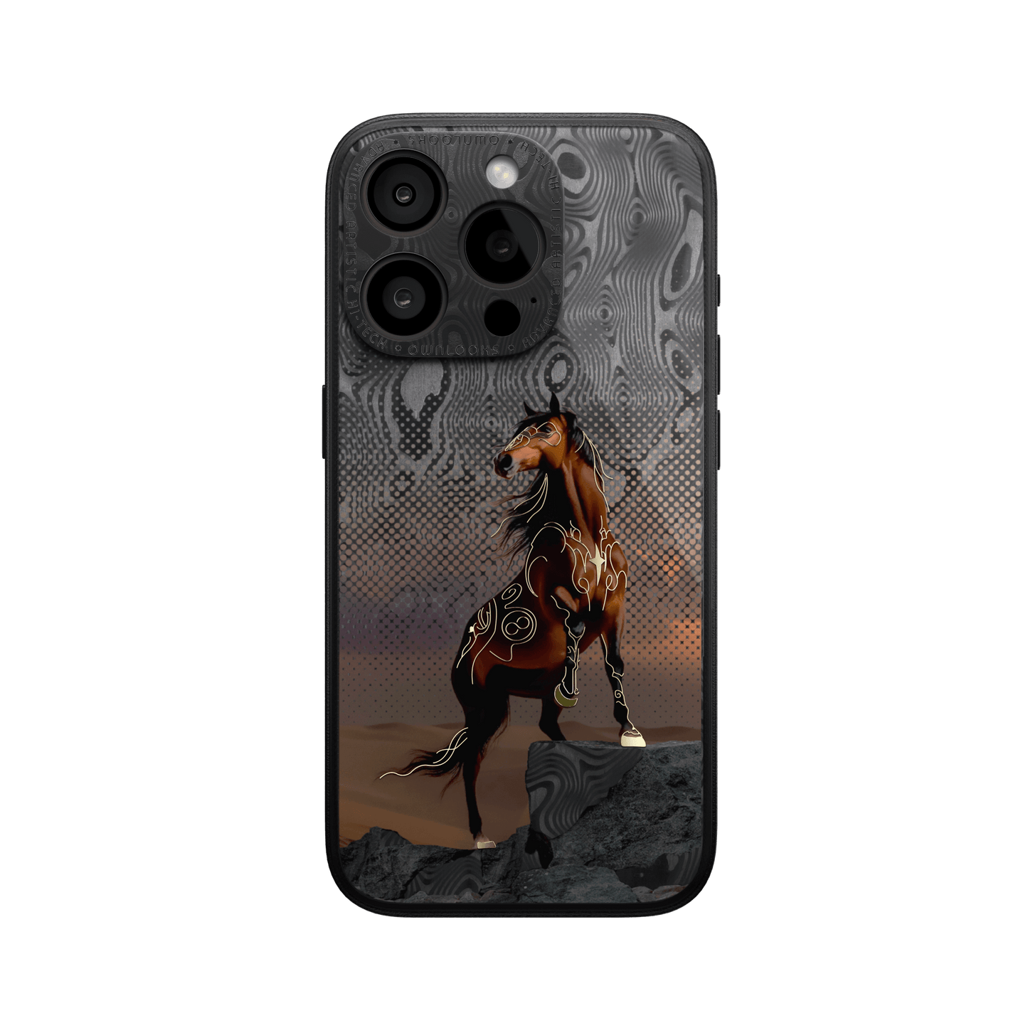 360° Case for iPhone - Desert Horse Carbon