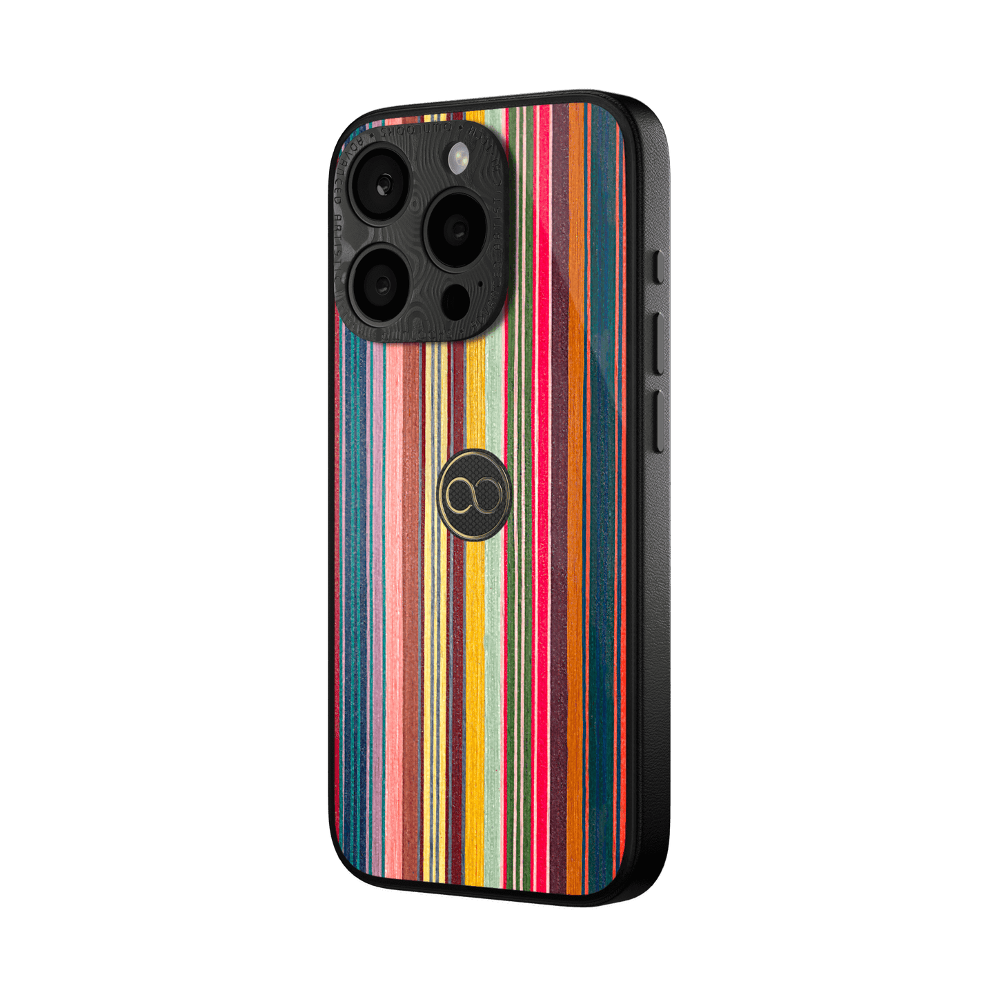 360° Luxury Case for iPhone - Sunstripe Wood