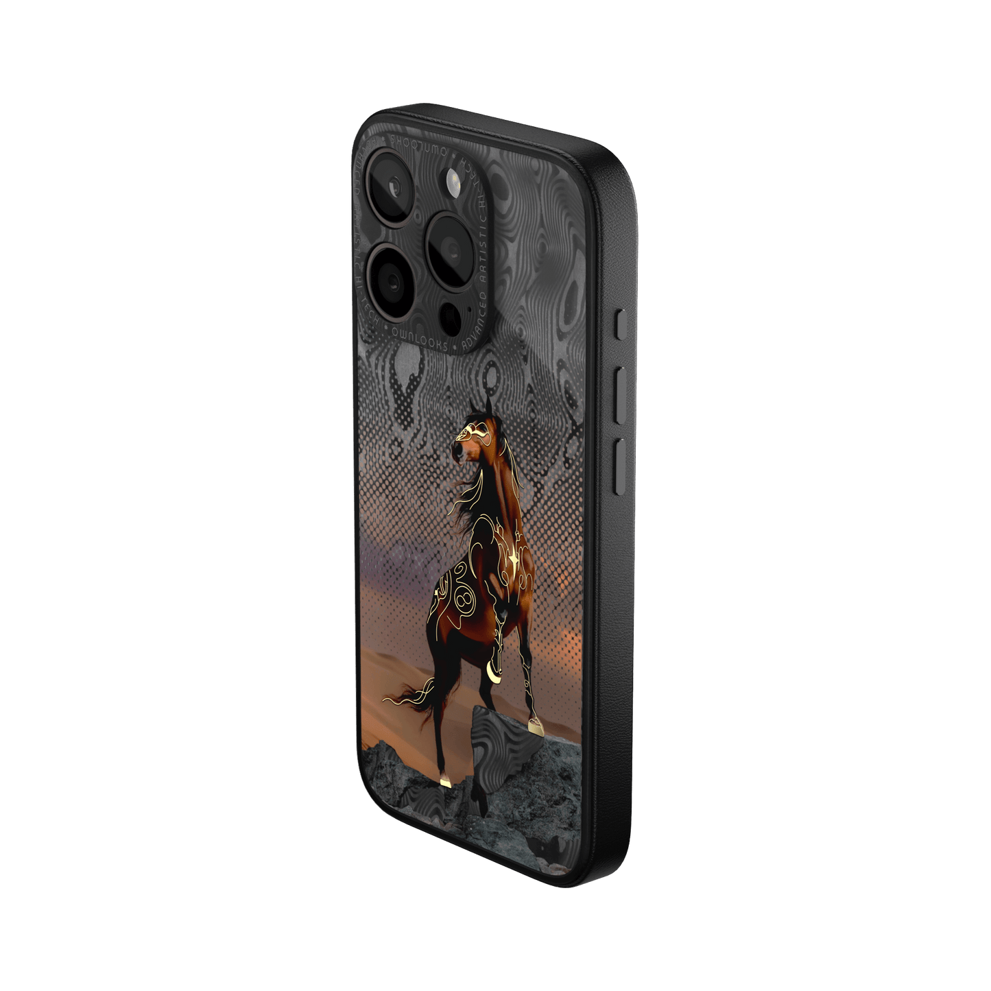 360° Case for iPhone - Desert Horse Carbon