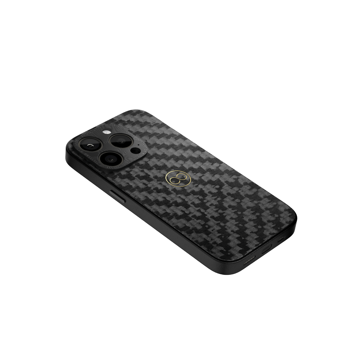 360° Luxury Case for iPhone - Twill Carbon