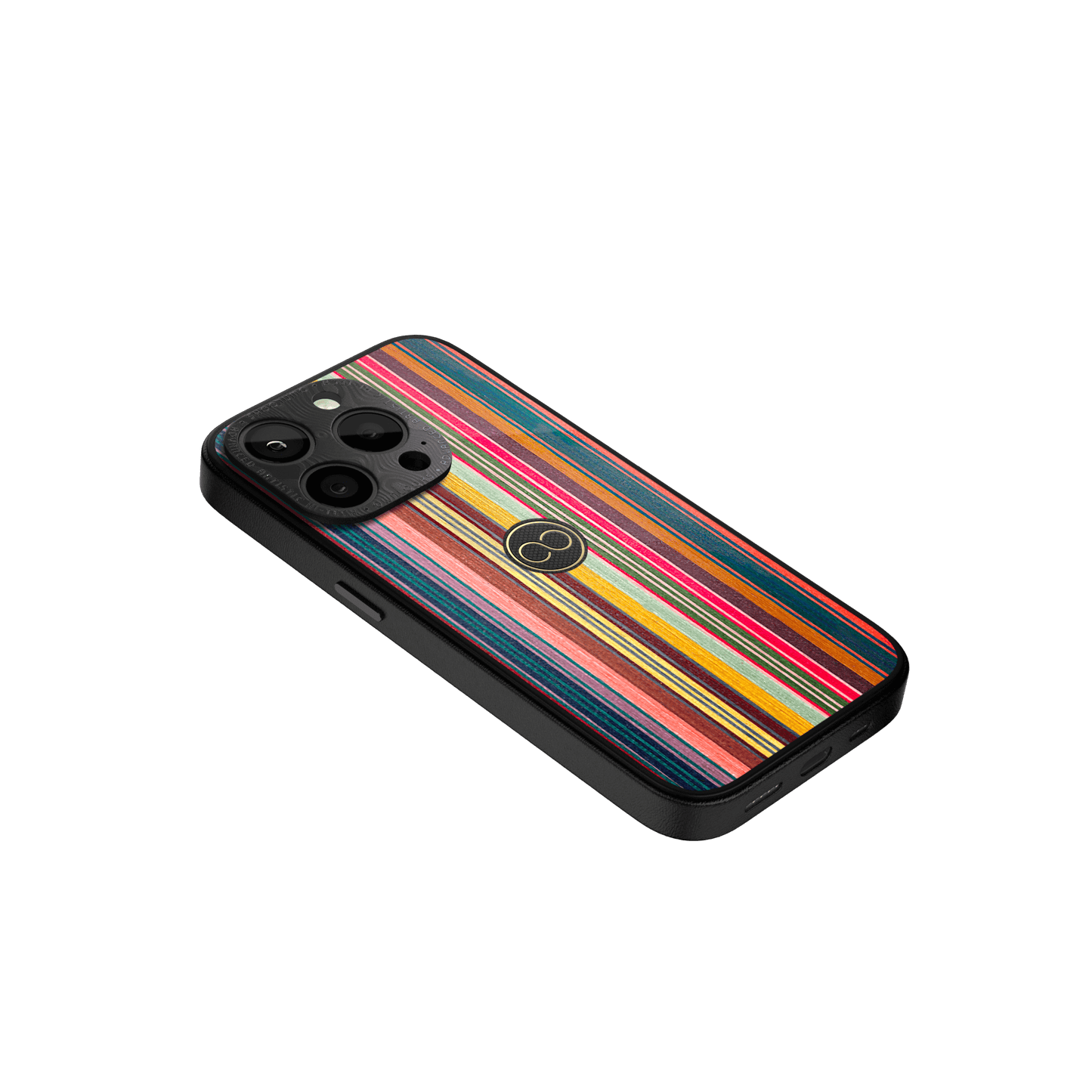 360° Luxury Case for iPhone - Sunstripe Wood