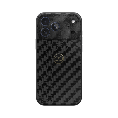 360° Luxury Case for iPhone - Twill Carbon