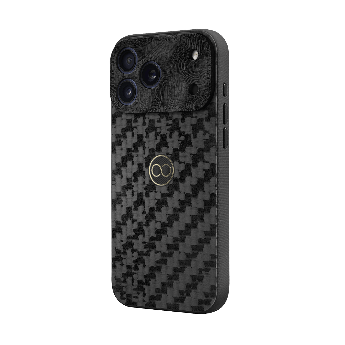 360° Luxury Case for iPhone - Twill Carbon