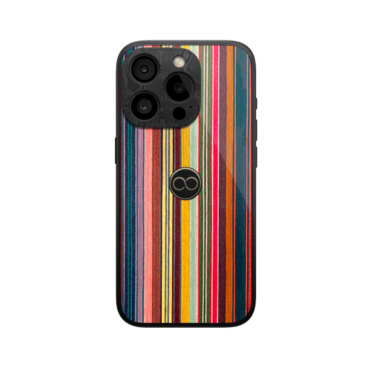 360° Case for iPhone - Sunstripe Wood