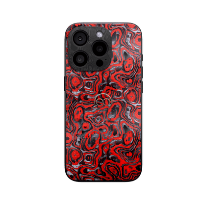 360° Case for iPhone - Rosso Corsa Carbon