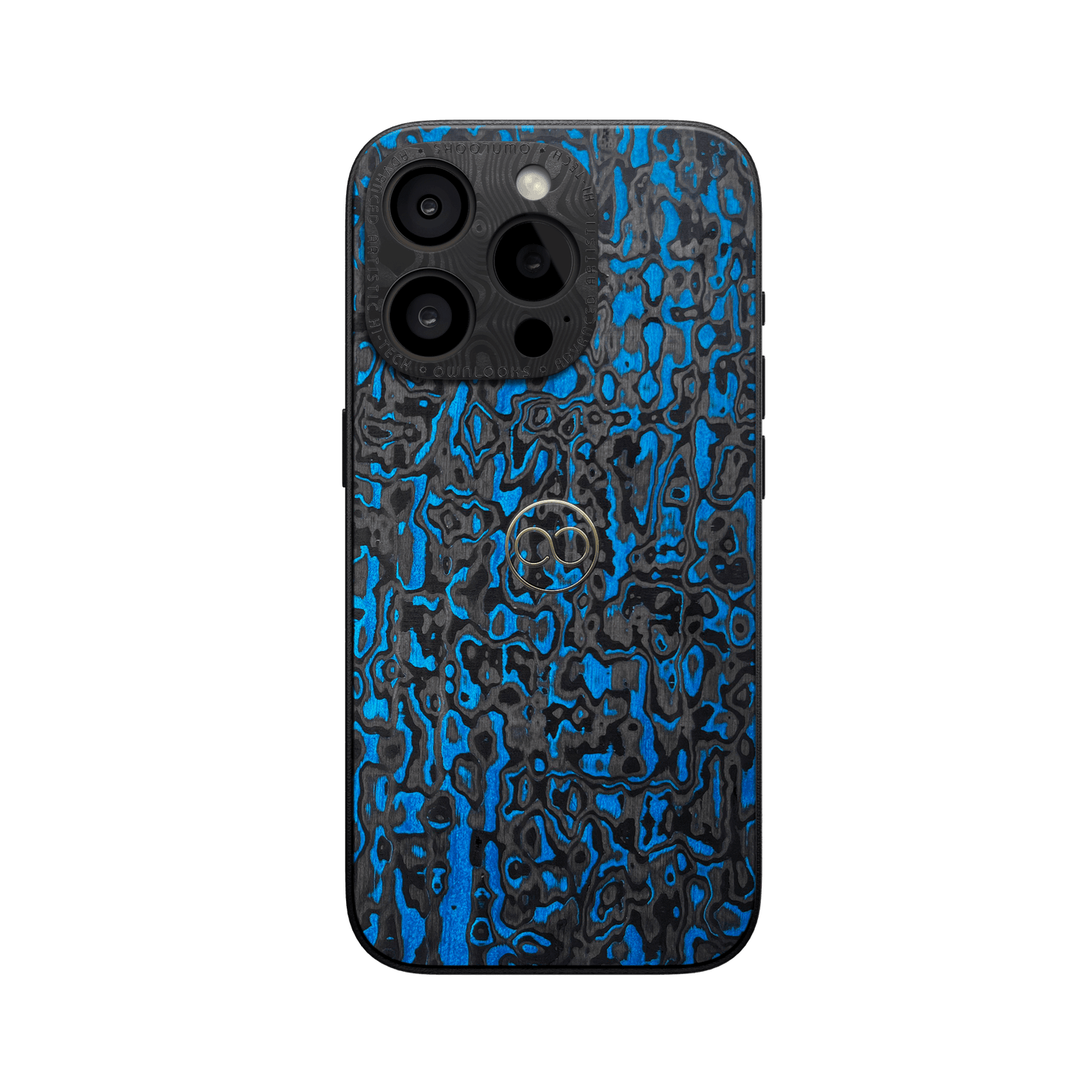 360° Case for iPhone - Blue Lava Carbon