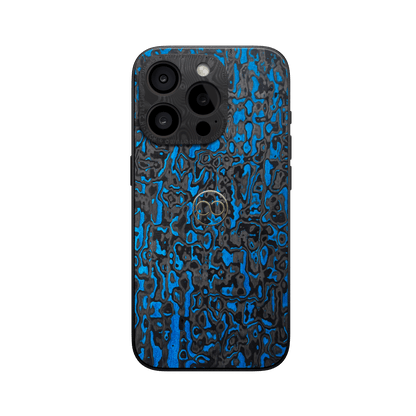 360° Case for iPhone - Blue Lava Carbon