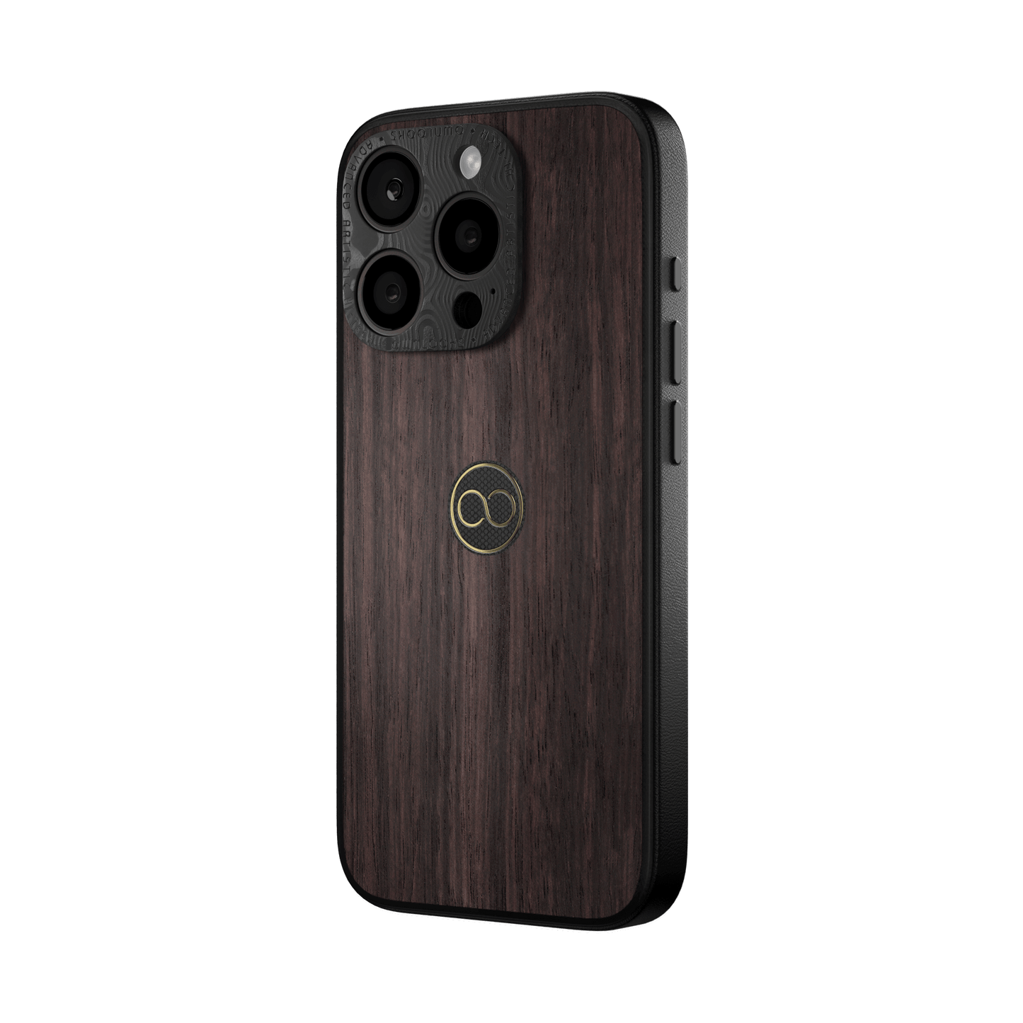 360° Case for iPhone - Ebony Wood