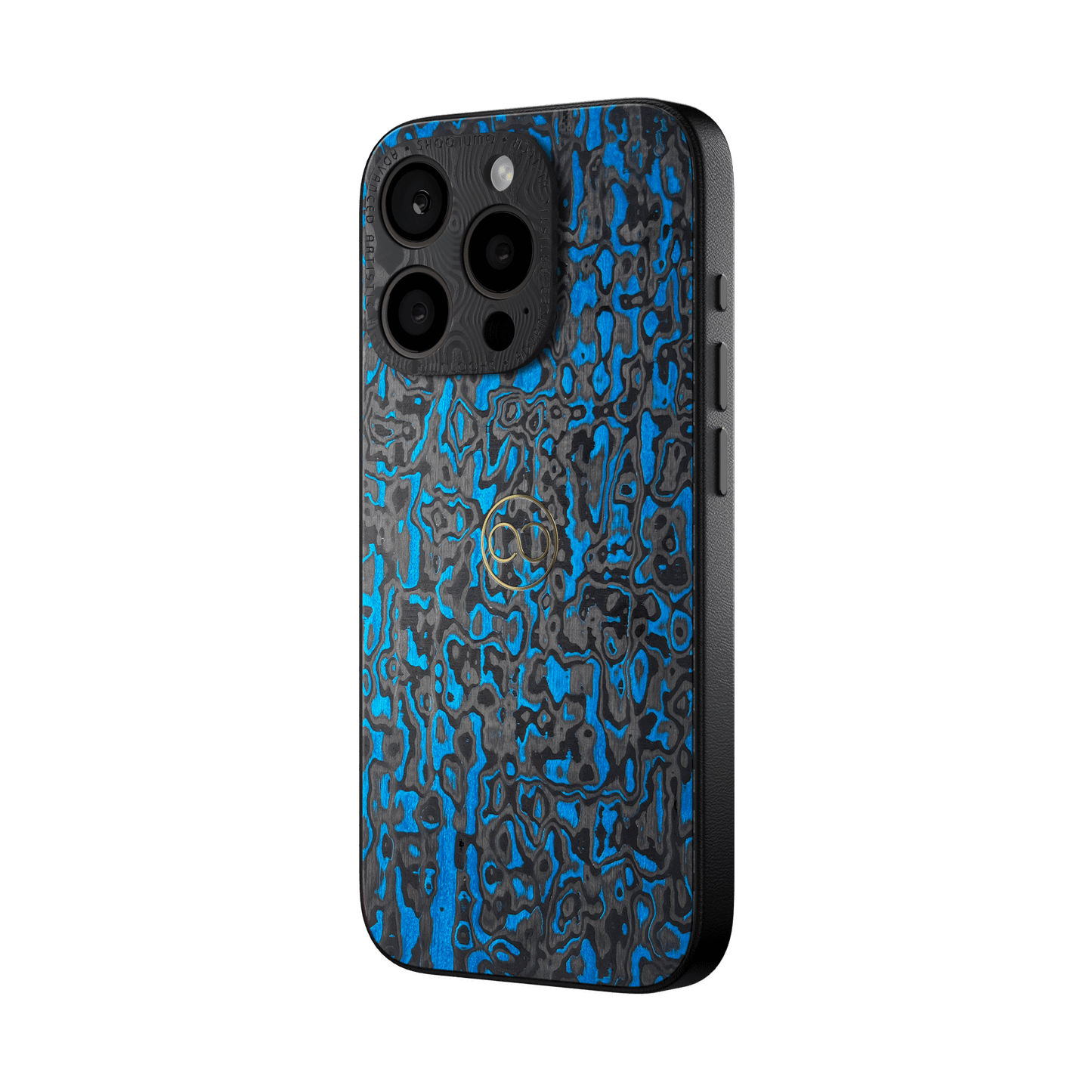 360° Case for iPhone - Blue Lava Carbon