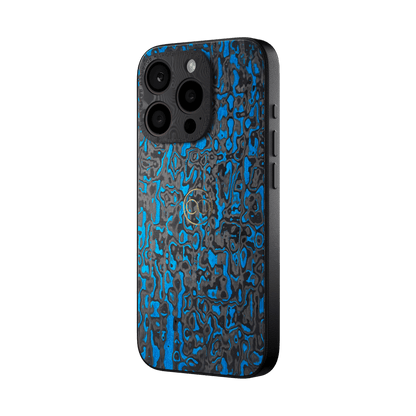 360° Case for iPhone - Blue Lava Carbon