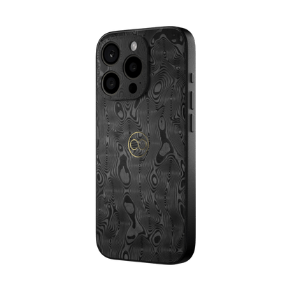 360° Case for iPhone - Black Damascus Carbon