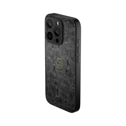 360° Case for iPhone - Black Damascus Carbon