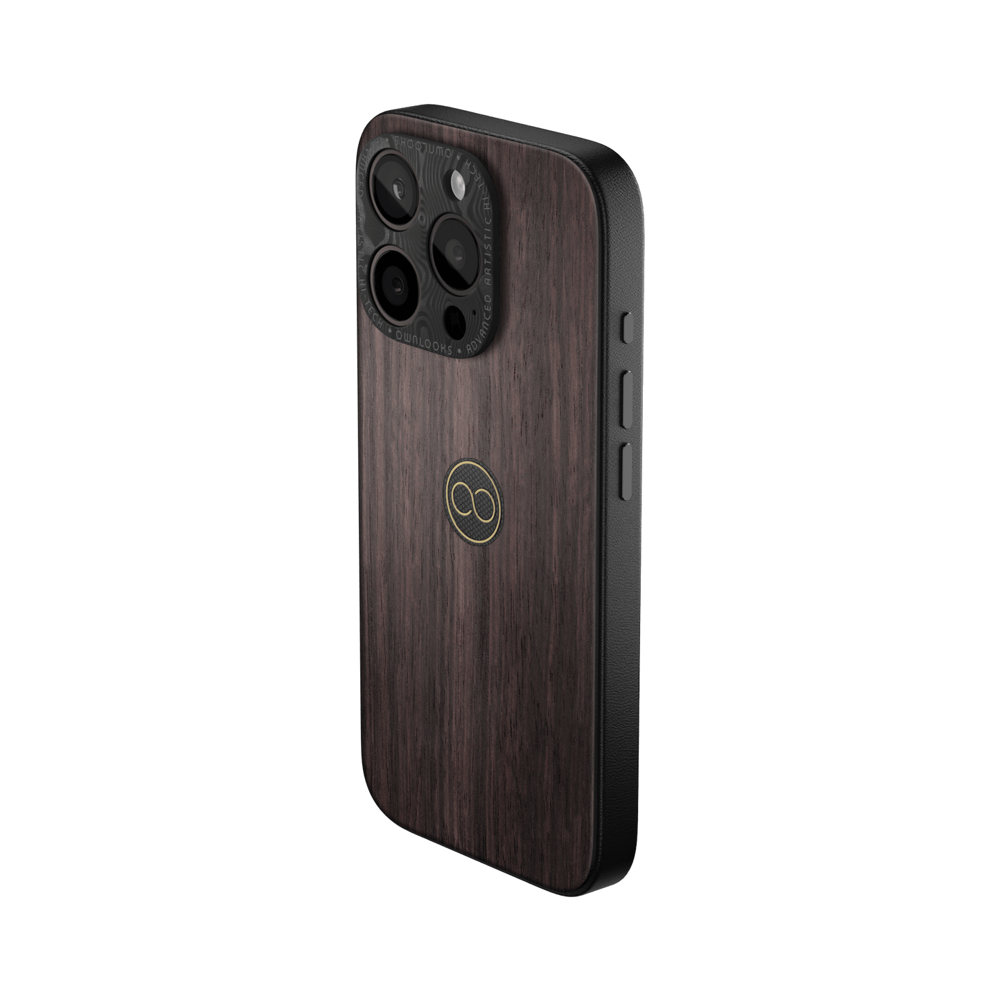 360° Case for iPhone - Ebony Wood