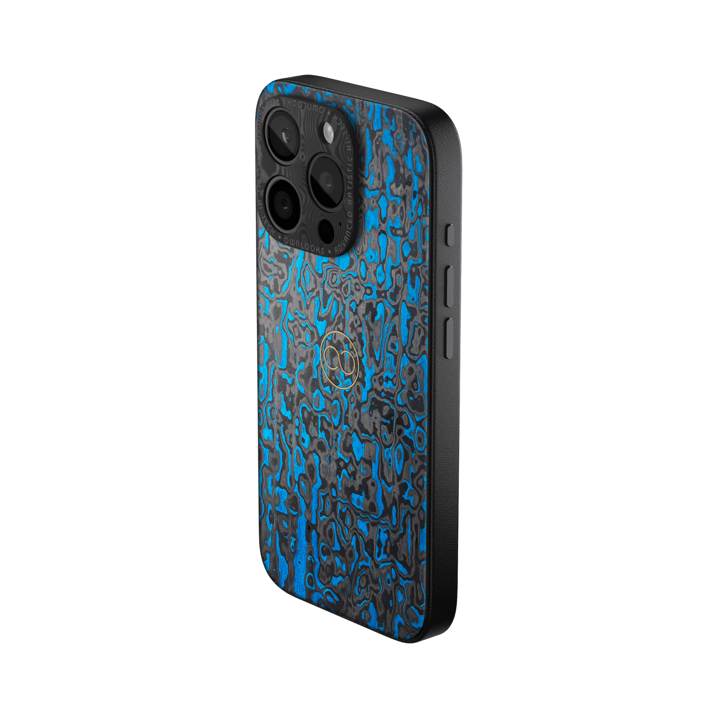 360° Case for iPhone - Blue Lava Carbon