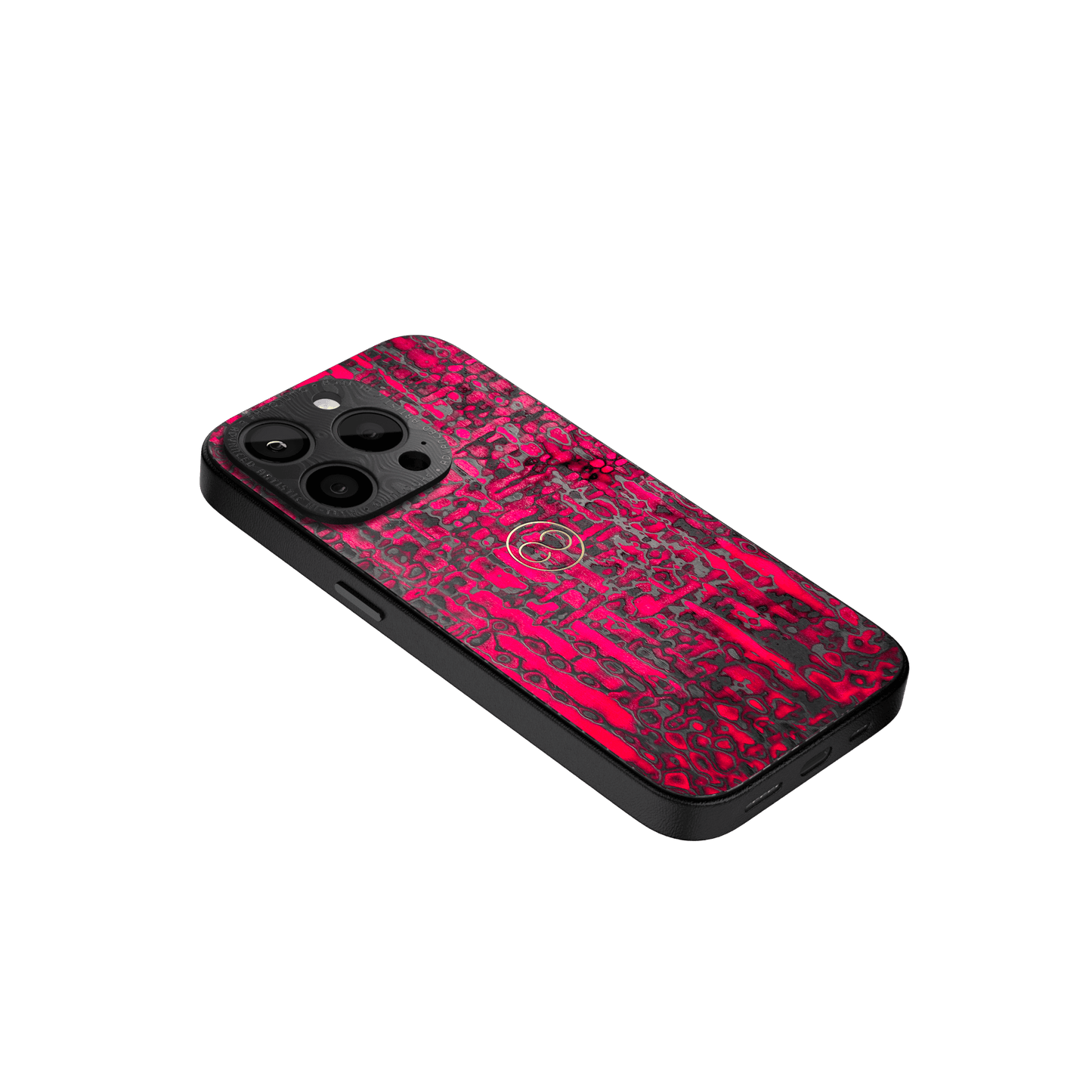 360° Case for iPhone - Red Lava Carbon