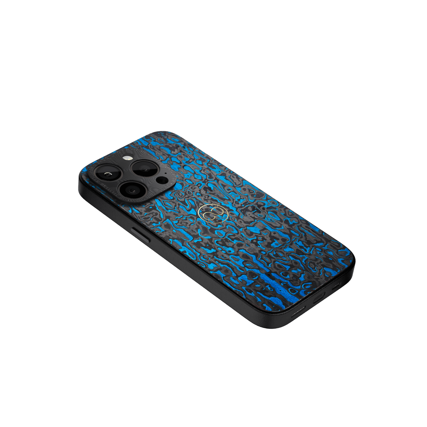 360° Case for iPhone - Blue Lava Carbon