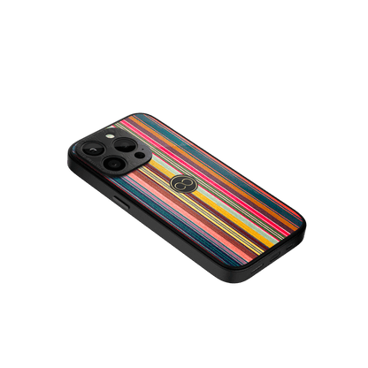 360° Case for iPhone - Sunstripe Wood