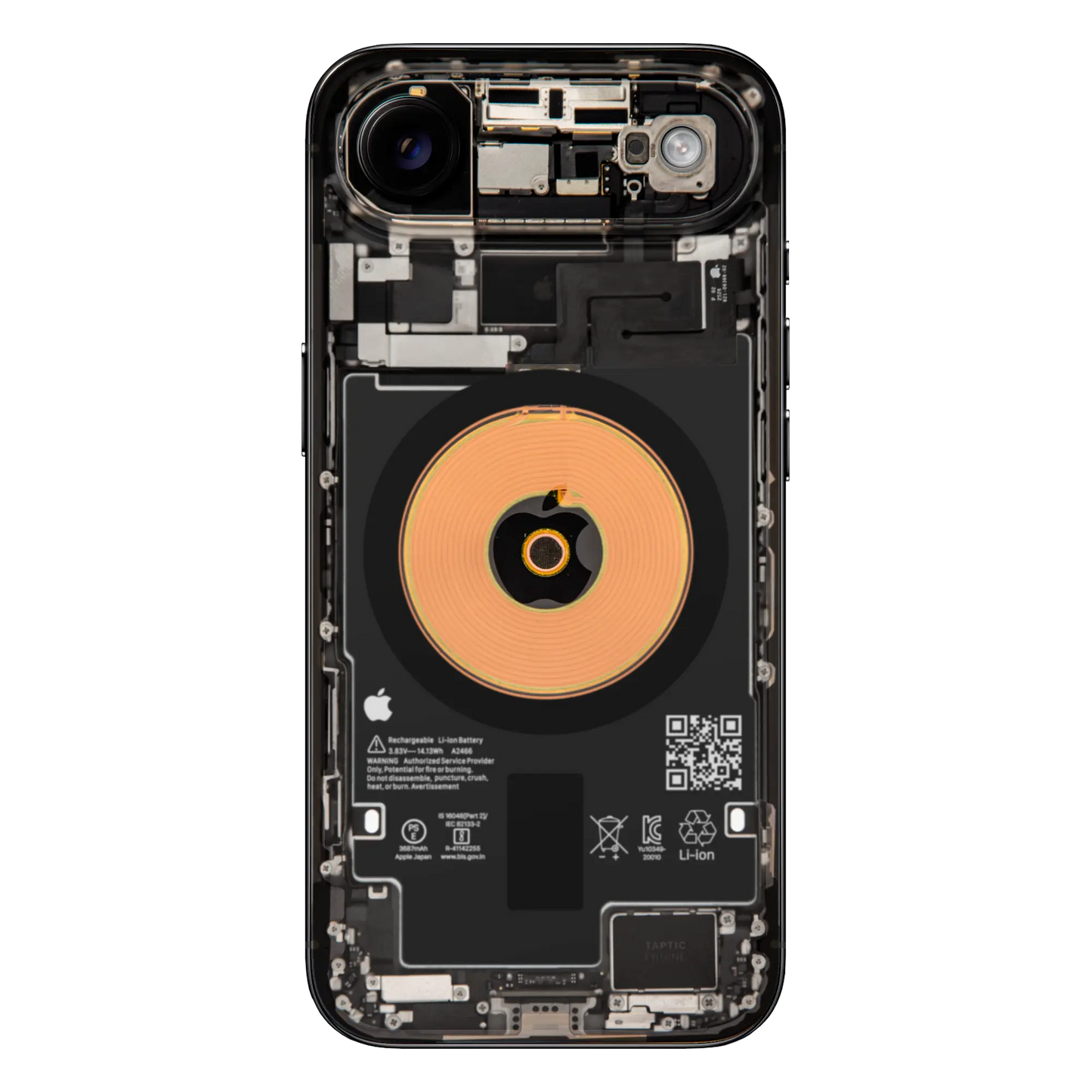 Custom iPhone Air “Skeleton Air — Black”