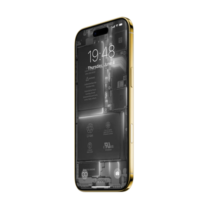 Custom iPhone Air “Skeleton Air — Gold”