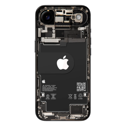 Custom iPhone Air “Skeleton Air Lumos — Black”