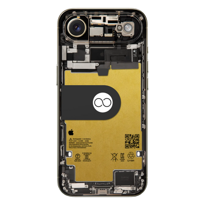 Custom iPhone Air “Skeleton Air Lumos — Gold”