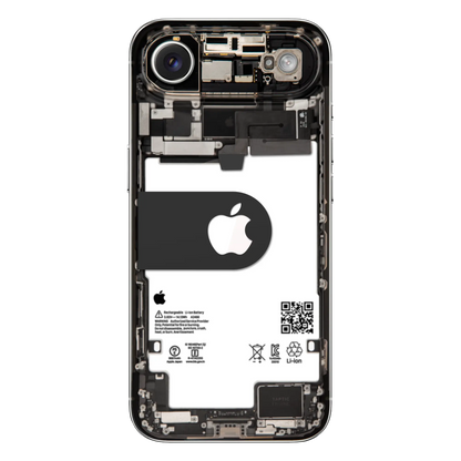 Custom iPhone Air “Skeleton Air Lumos — Silver”