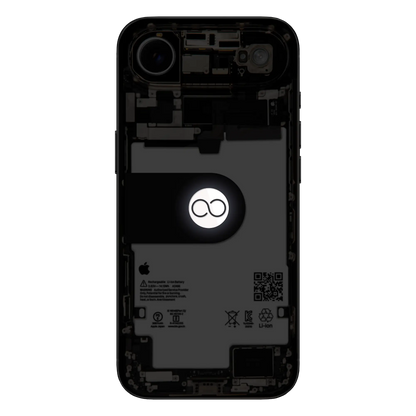 Custom iPhone Air “Skeleton Air Lumos — Silver”