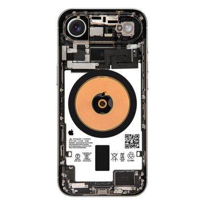 Custom iPhone Air “Skeleton Air — Silver”