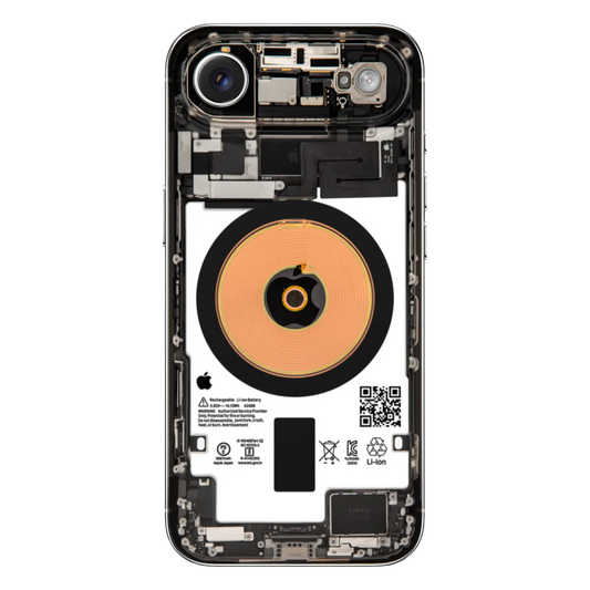 Custom iPhone Air “Skeleton Air — Silver”