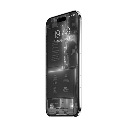 Custom iPhone Air “Skeleton Air — Silver”